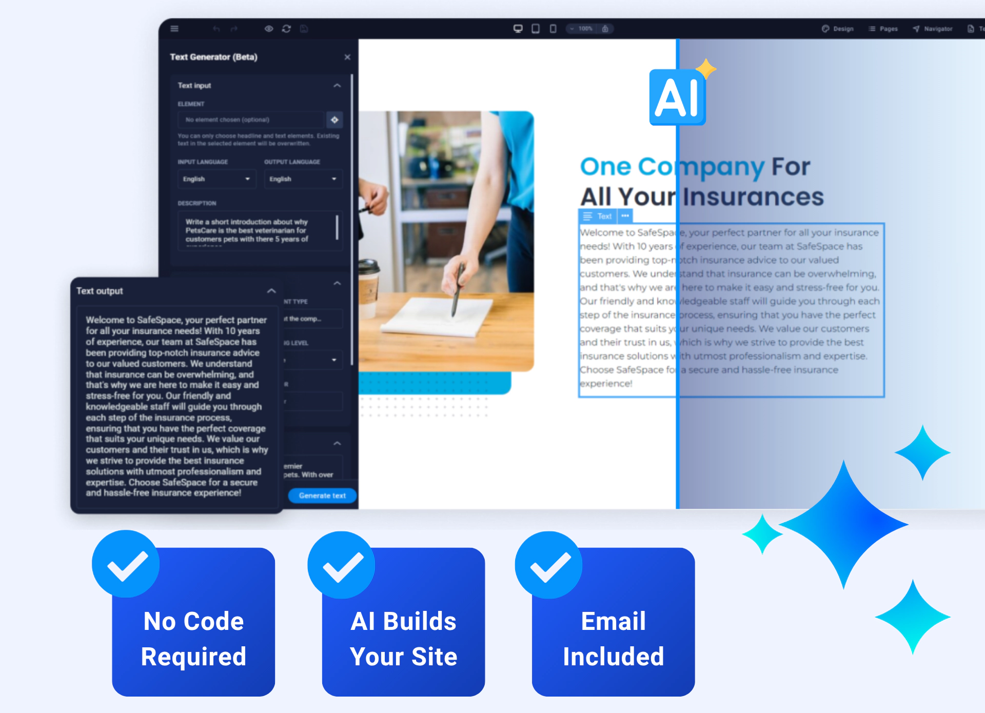 Build Your Website with AI